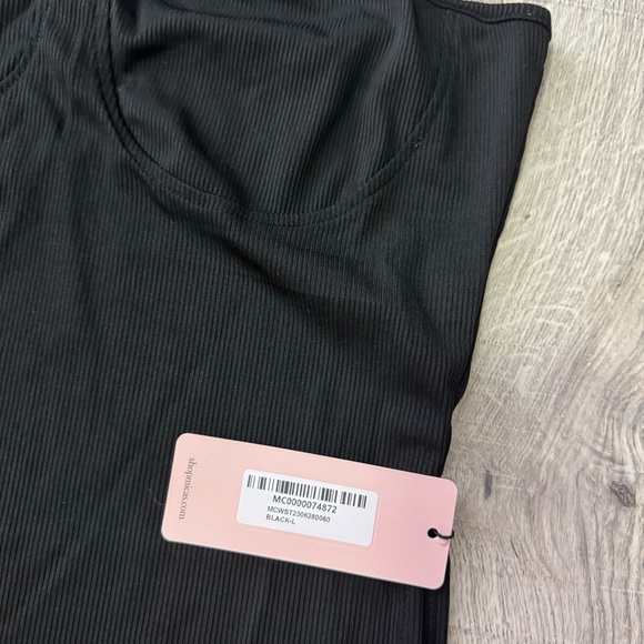 Micas 2 piece set matching top and bottom bustier corset style top ribbed cute - Picture 9 of 10